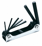 Складной комплект шестигранны ключей, 8 предм Hans 16765-97M